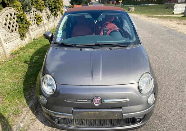 Fiat 500 cena 16400 przebieg: 130747, rok produkcji 2010 z Turek małe 191